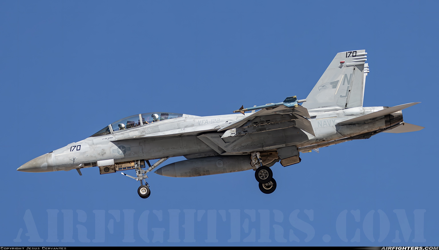 USA - Navy Boeing F/A-18F Super Hornet 166799 at El Paso - Int. (ELP / KELP), USA