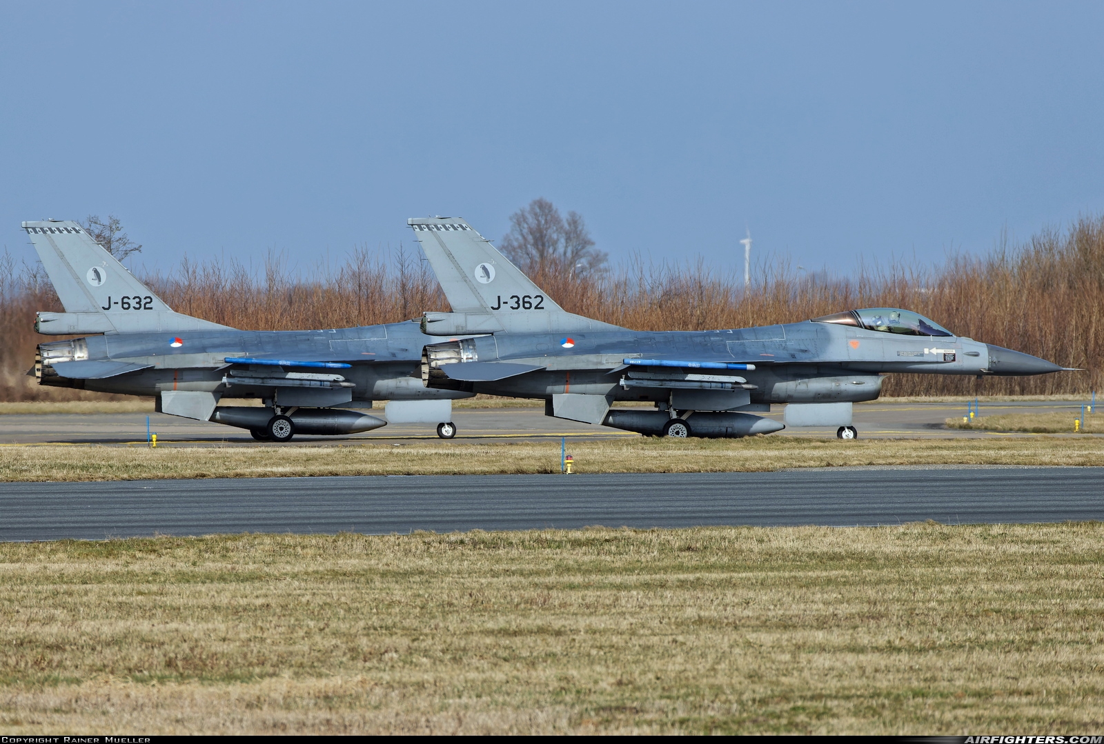 Netherlands - Air Force General Dynamics F-16A Fighting Falcon J-362 at Leeuwarden (LWR / EHLW), Netherlands