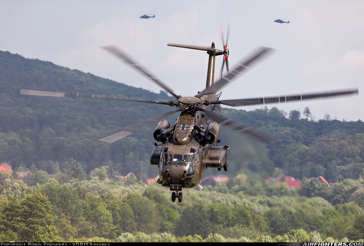 Germany - Air Force Sikorsky CH-53G (S-65) 84+54 at Off-Airport - Buckeburg, Germany