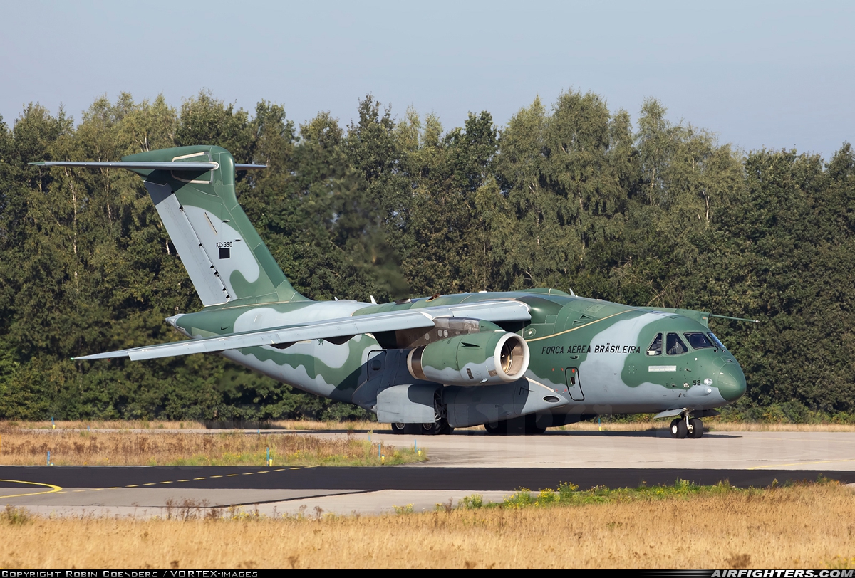 Brazil - Air Force Embraer KC-390 PT-ZNG at Eindhoven (- Welschap) (EIN / EHEH), Netherlands