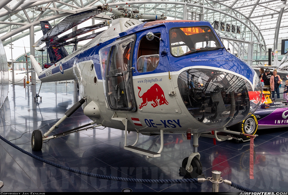 Private - Red Bull Bristol 171B Sycamore HR.52 OE-XSY at Salzburg - W.A. Mozart (Maxglan) (SZG / LOWS), Austria