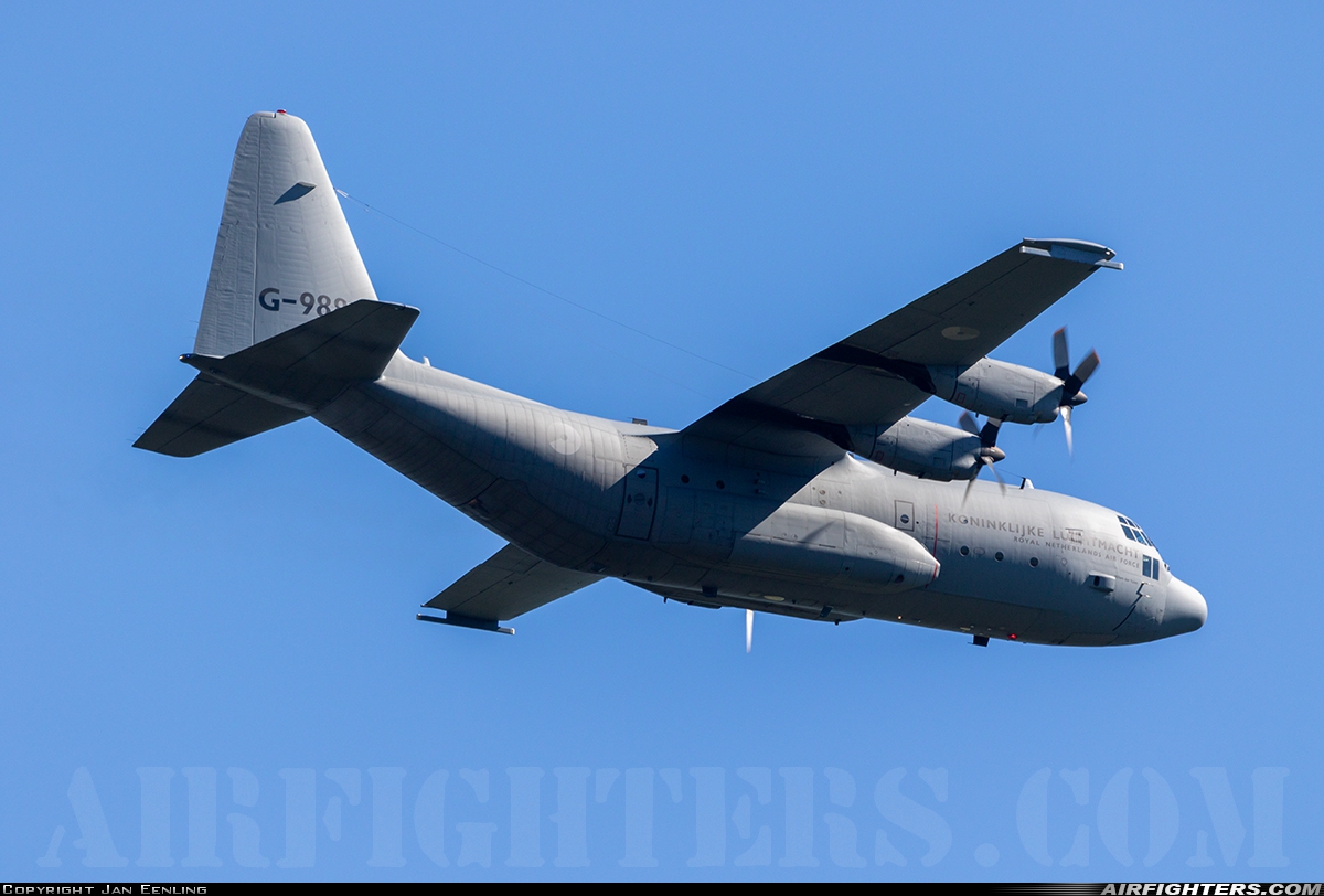 Netherlands - Air Force Lockheed C-130H Hercules (L-382) G-988 at off airport Bakkeveen, Netherlands