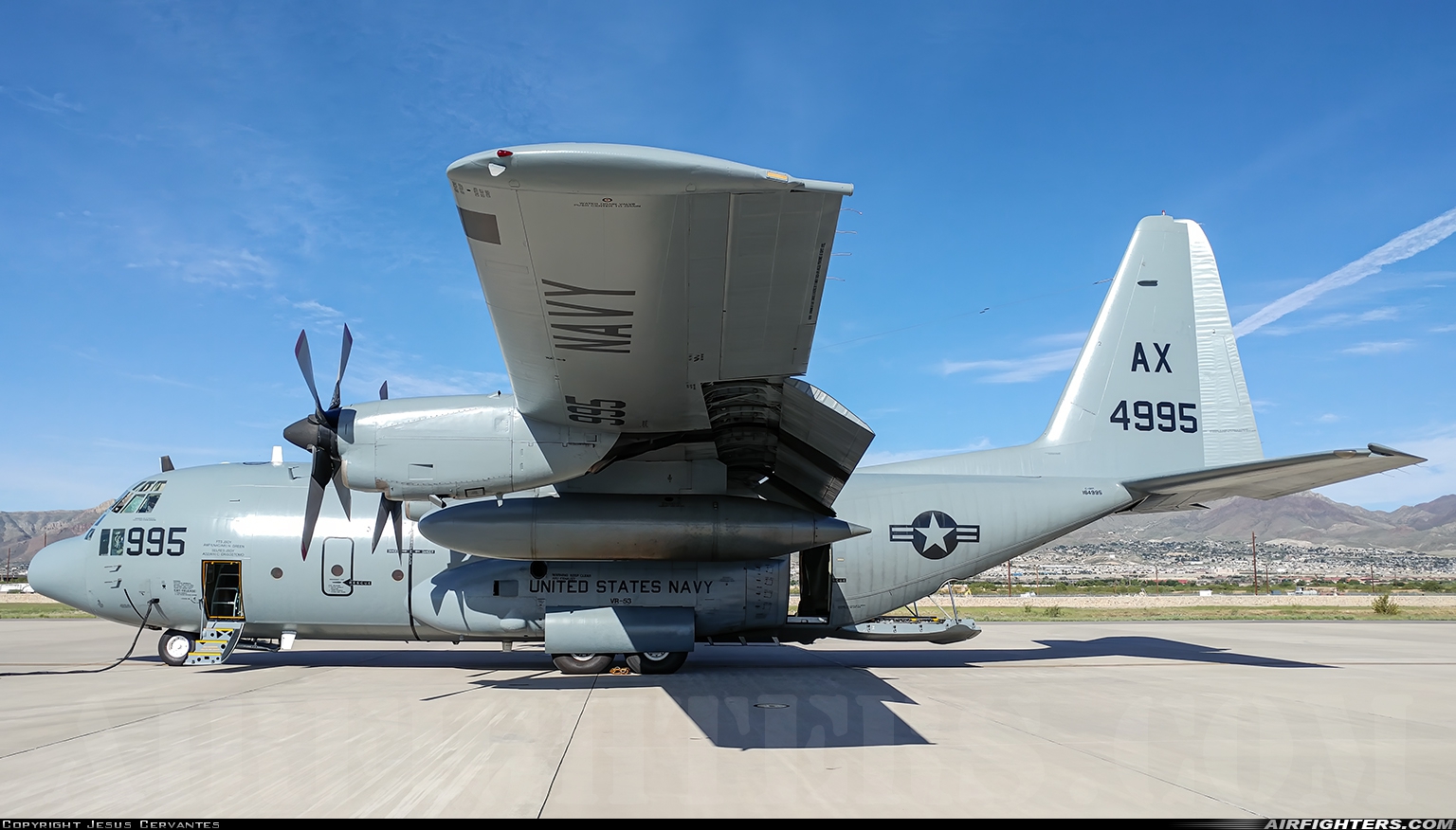 USA - Navy Lockheed C-130T Hercules (L-382) 164995 at El Paso / Fort Bliss - Biggs AAF (BIF / KBIF), USA