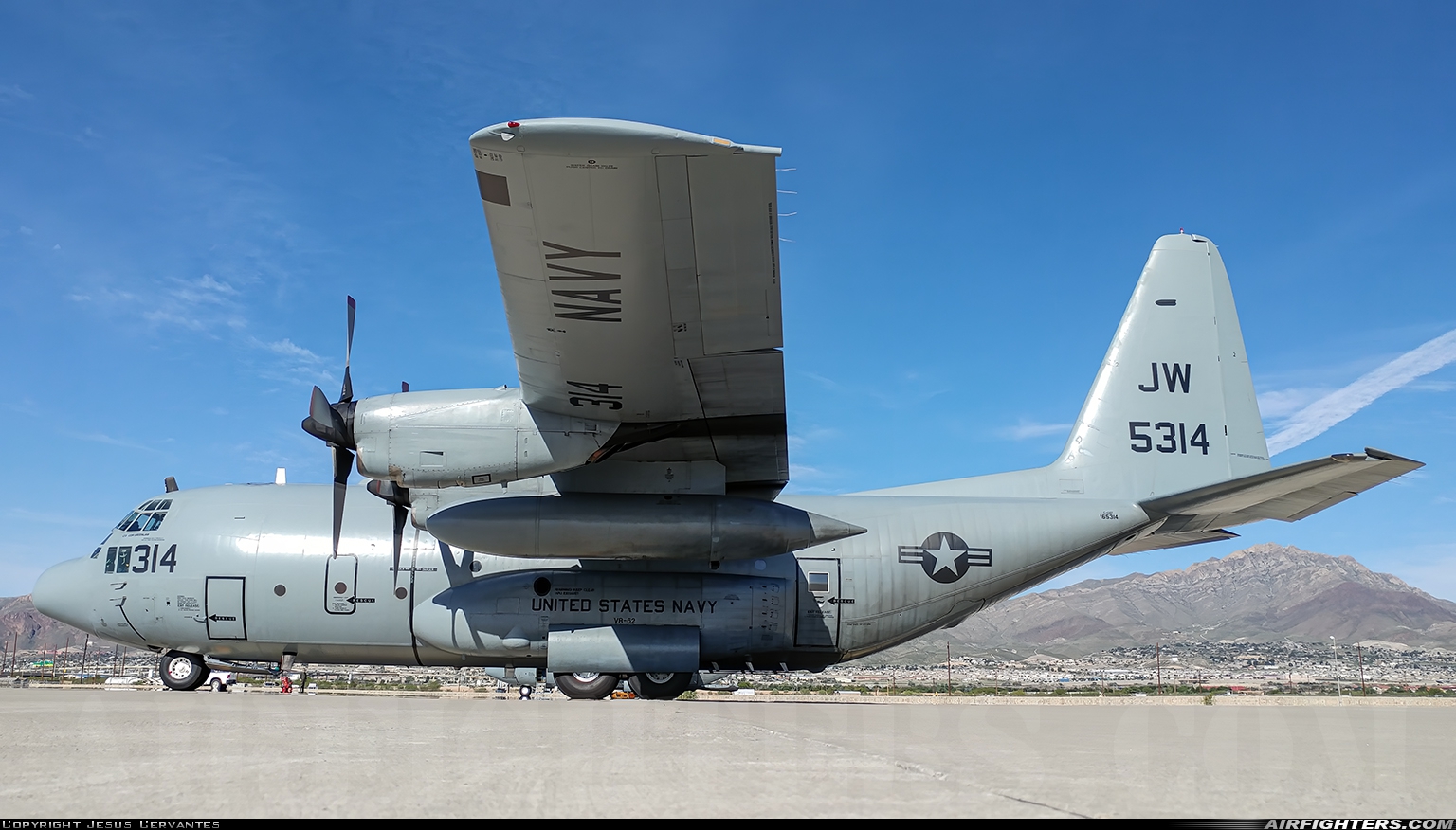 USA - Navy Lockheed C-130T Hercules (L-382) 165314 at El Paso / Fort Bliss - Biggs AAF (BIF / KBIF), USA