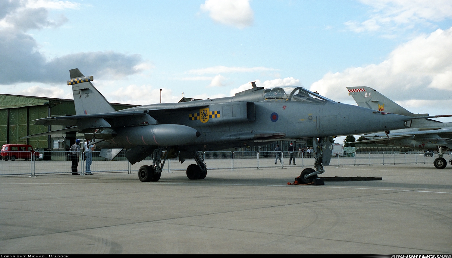 UK - Air Force Sepecat Jaguar GR3 XX748 at Yeovilton (YEO / EGDY), UK