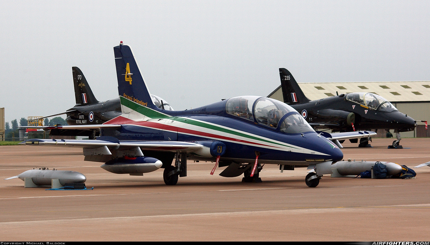 Italy - Air Force Aermacchi MB-339PAN MM54487 at Fairford (FFD / EGVA), UK