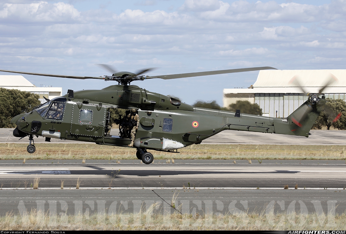 Belgium - Air Force NHI NH-90TTH RN07 at Beja (BA11) (LPBJ), Portugal