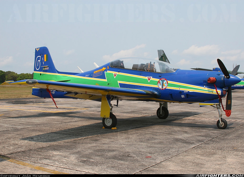 Brazil - Air Force Embraer T-27 Tucano FAB-1381 at Manaus - Ponta Pelada (SBMN / PLL), Brazil