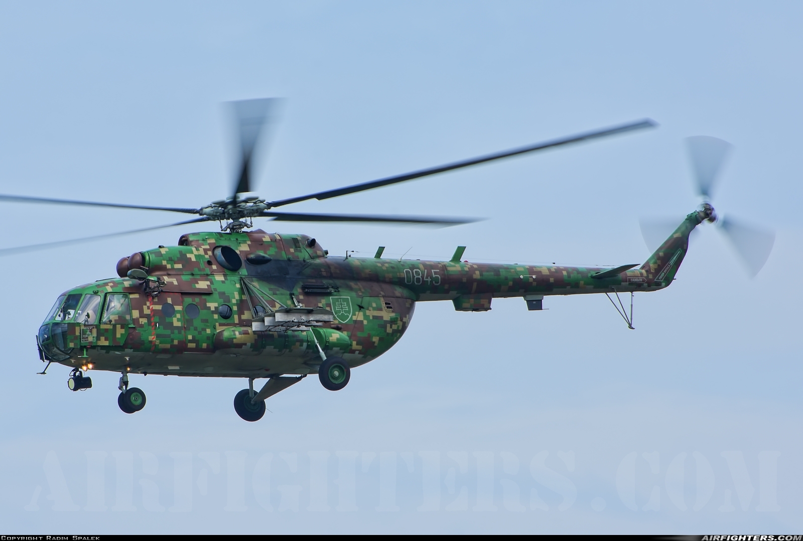 Slovakia - Air Force Mil Mi-17M 0845 at Malacky - Kuchyna (LZMC), Slovakia