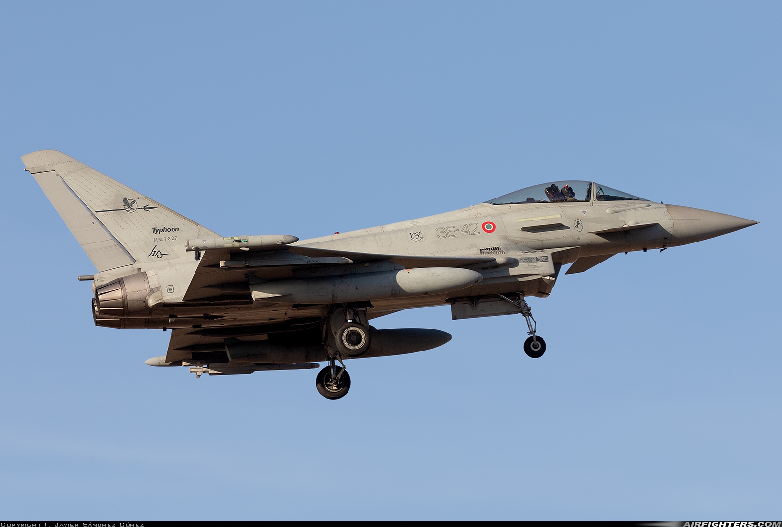 Italy - Air Force Eurofighter EF-2000 Typhoon S MM7327 at Albacete (- Los Llanos) (LEAB), Spain
