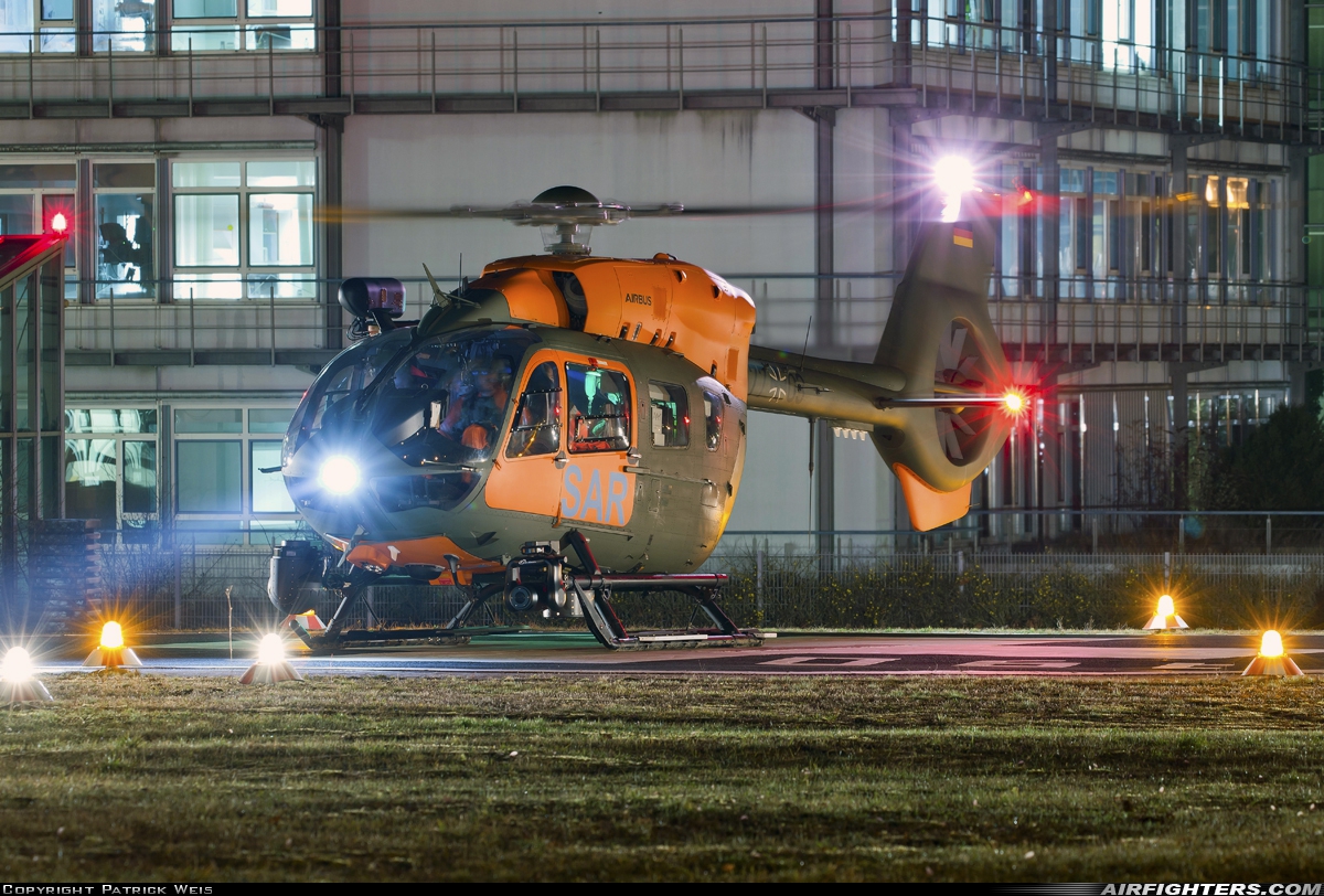 Germany - Army Eurocopter EC-645T2 77+03 at Bad Mergentheim - Caritas Krankenhaus, Germany
