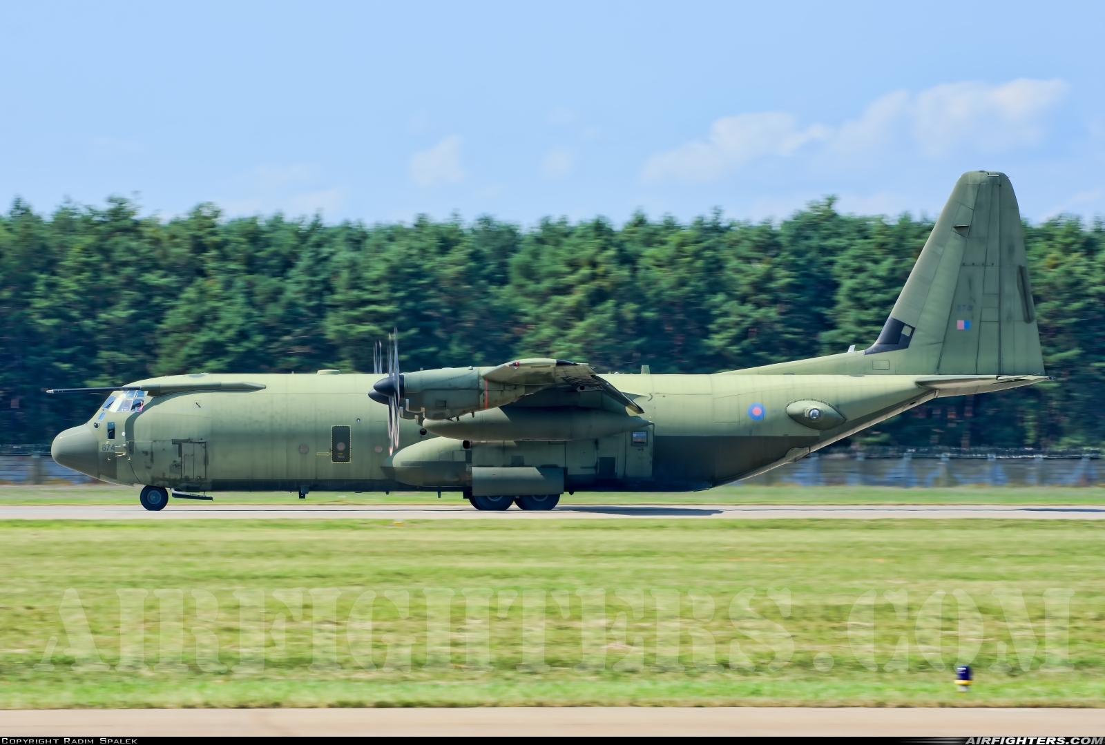 UK - Air Force Lockheed Martin Hercules C4 (C-130J-30 / L-382) ZH874 at Malacky - Kuchyna (LZMC), Slovakia
