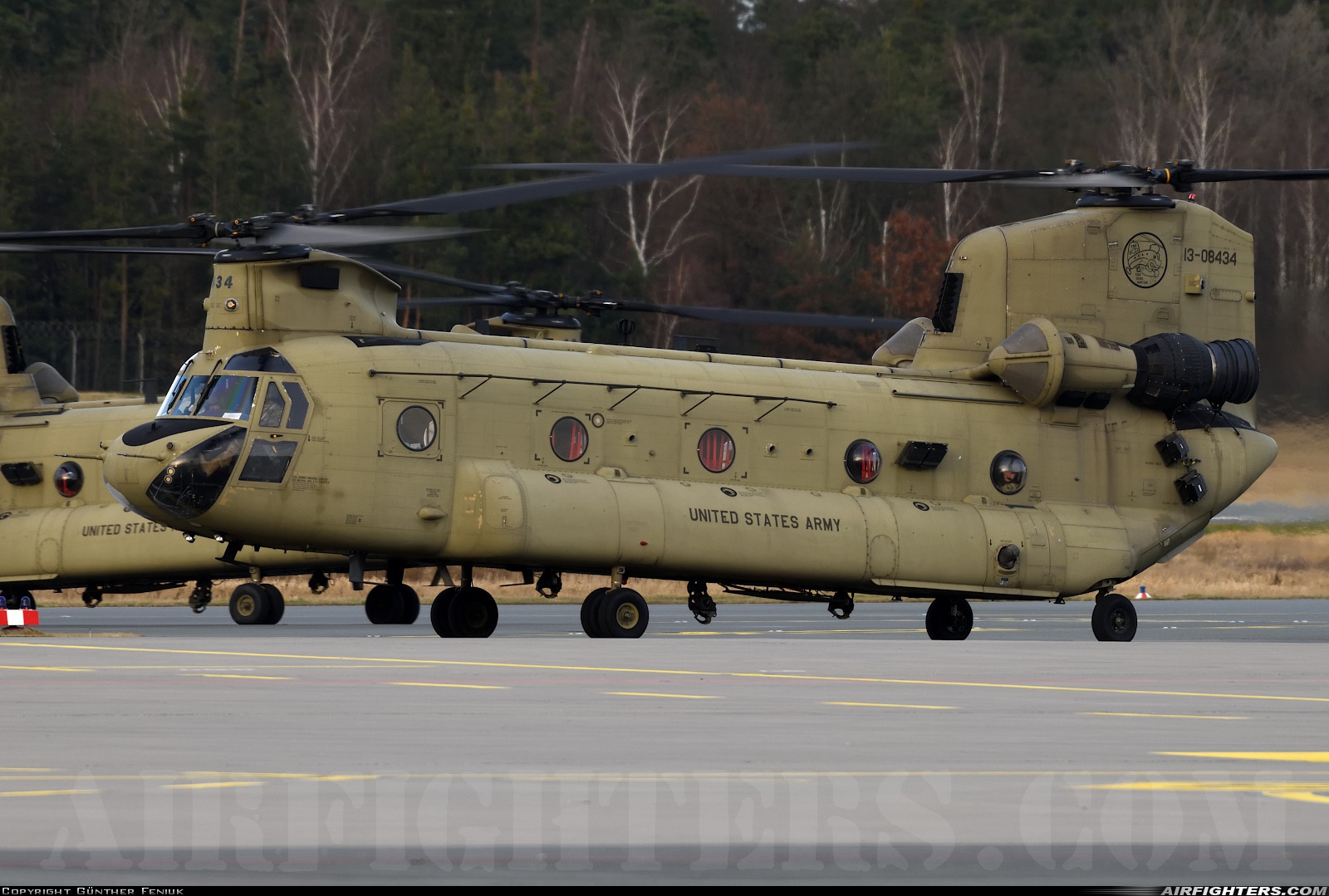 USA - Army Boeing Vertol CH-47F Chinook 13-08434 at Nuremberg (NUE / EDDN), Germany