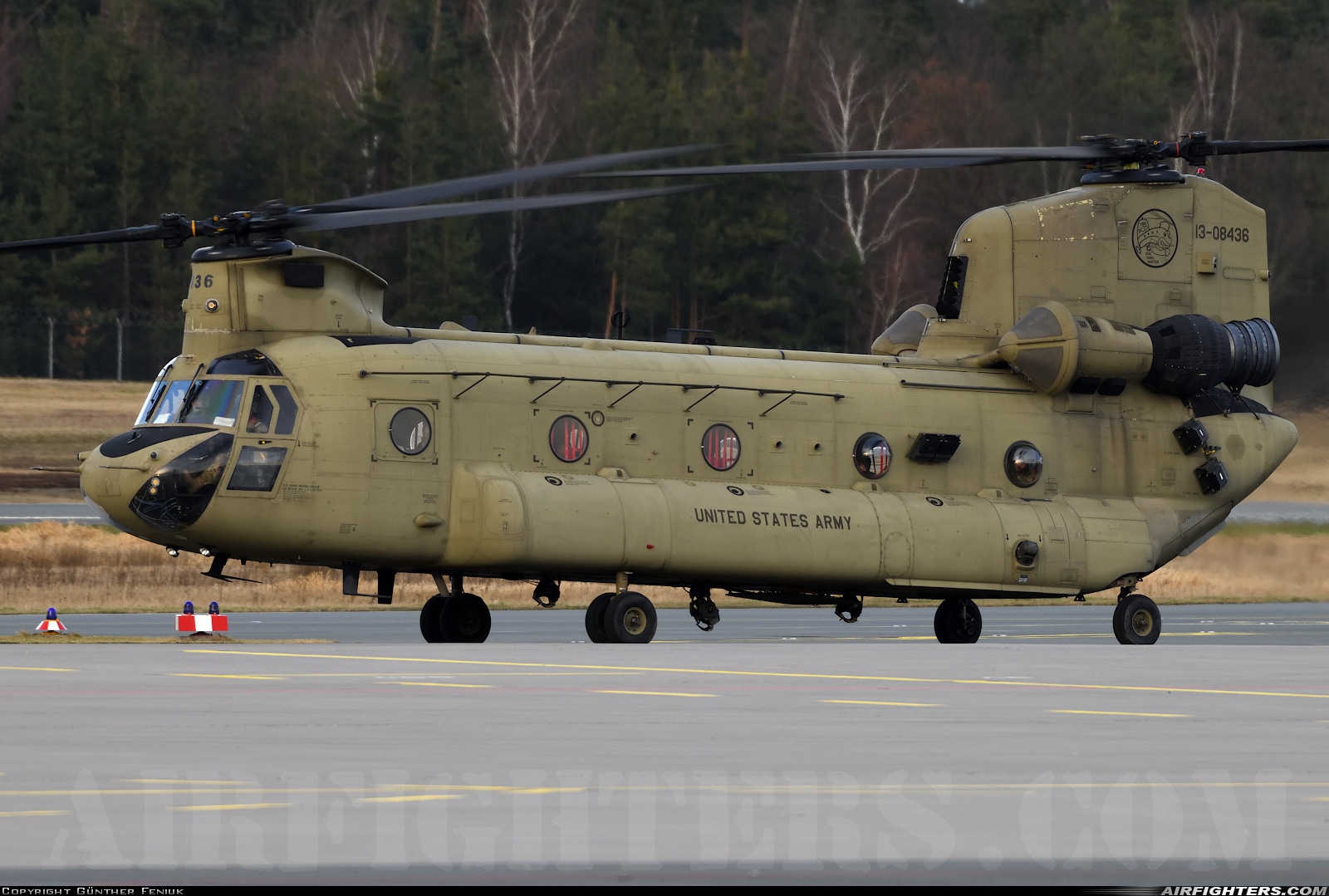 USA - Army Boeing Vertol CH-47F Chinook 13-08436 at Nuremberg (NUE / EDDN), Germany