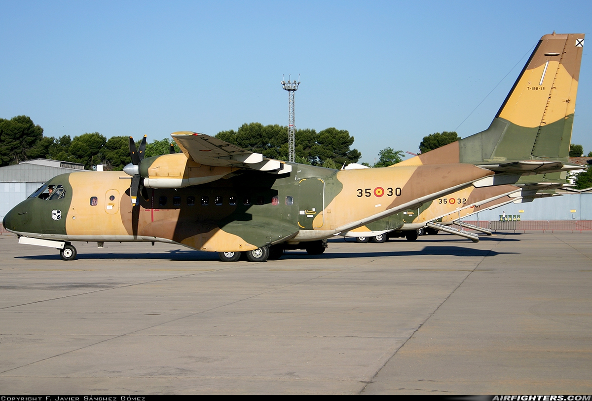 Spain - Air Force CASA CN235M-100 T.19B-12 at Madrid - Getafe (LEGT), Spain