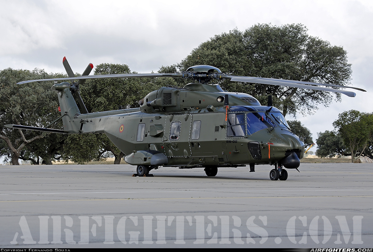 Belgium - Air Force NHI NH-90TTH RN08 at Beja (BA11) (LPBJ), Portugal