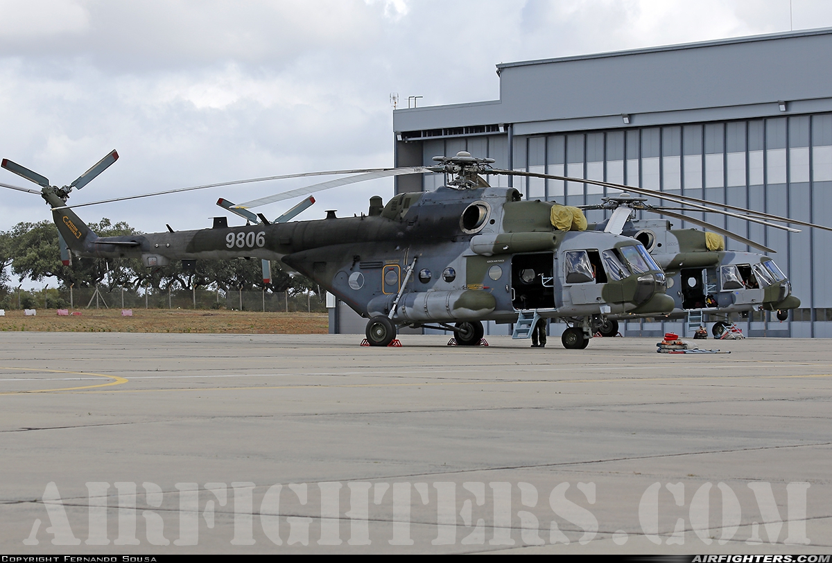 Czech Republic - Air Force Mil Mi-171ShM 9806 at Beja (BA11) (LPBJ), Portugal
