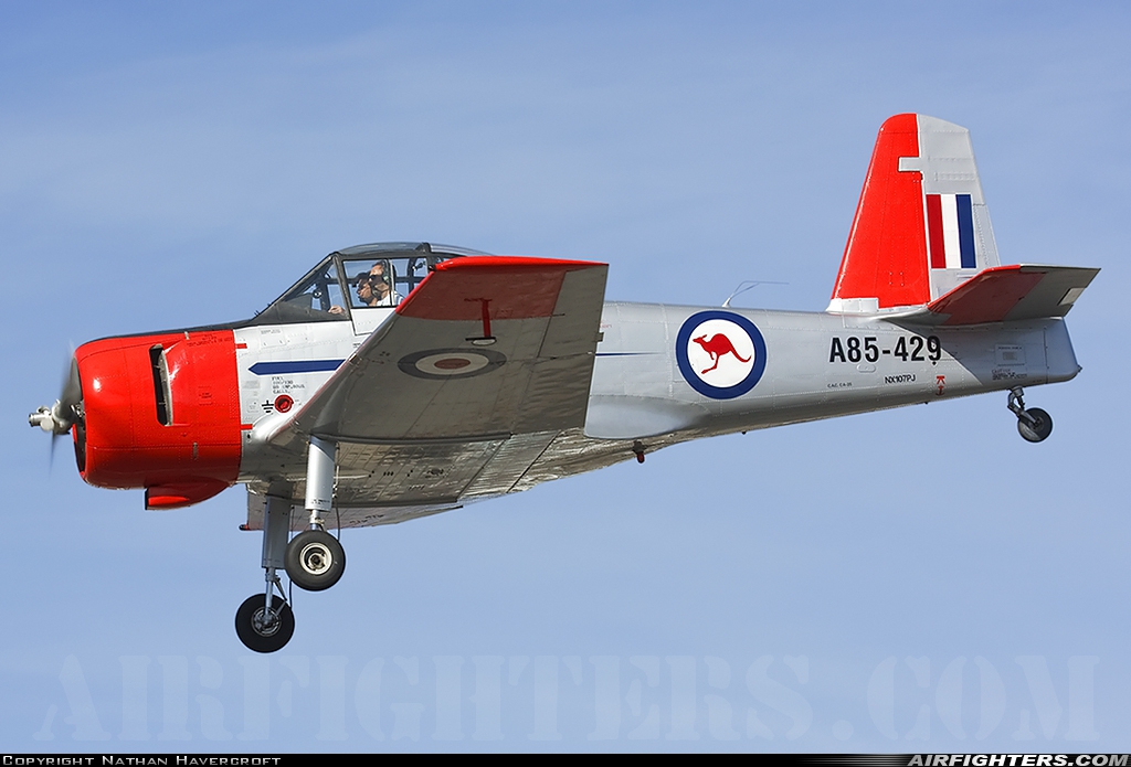 Private Commonwealth CA-25 Winjeel N107PJ at Upland - Cable (CCB), USA