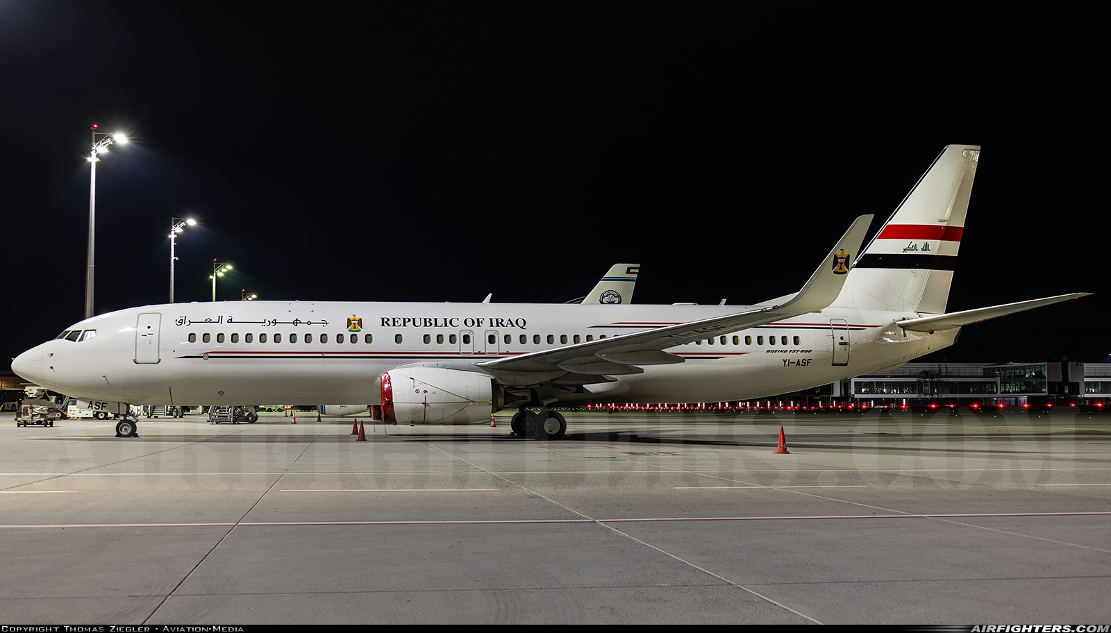 Iraq - Government Boeing 737-81Z YI-ASF at Munich (- Franz Josef Strauss) (MUC / EDDM), Germany