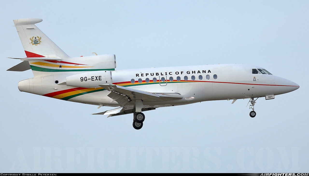 Ghana - Government Dassault Falcon 900EX 9G-EXE at Munich (- Franz Josef Strauss) (MUC / EDDM), Germany