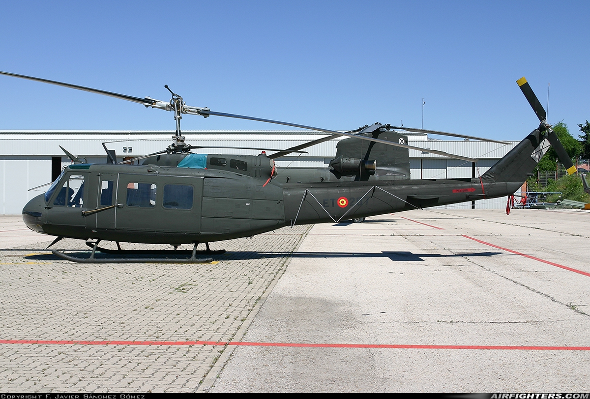 Spain - Army Bell UH-1H Iroquois (205) HU.10-27 at Madrid - Colmenar Viejo (LECV), Spain