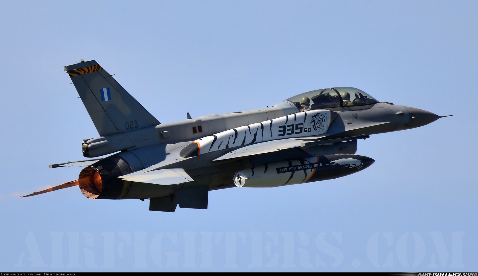 Greece - Air Force General Dynamics F-16D Fighting Falcon 023 at Off-Airport - Poznan, Poland