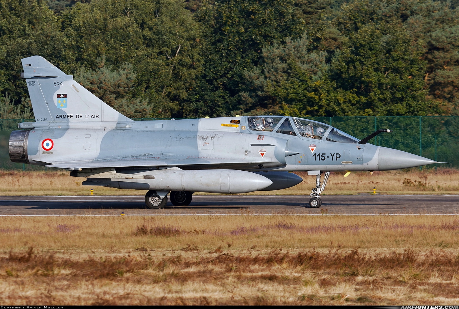 France - Air Force Dassault Mirage 2000B 526 at Kleine Brogel (EBBL), Belgium