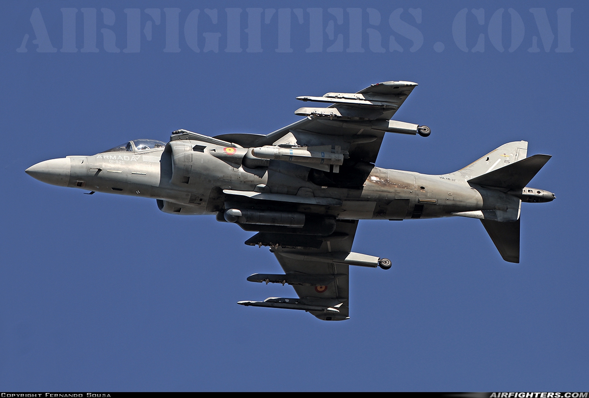 Spain - Navy McDonnell Douglas EAV-8B+ Harrier II VA.1B-37 at Rota (LERT), Spain