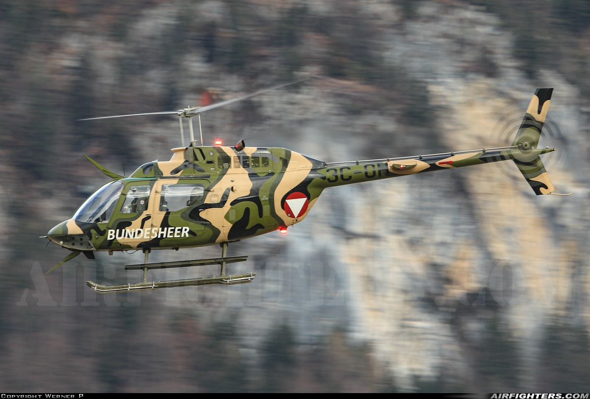 Austria - Air Force Bell OH-58B Kiowa 3C-OH at Aigen im Ennstal (LOXA), Austria