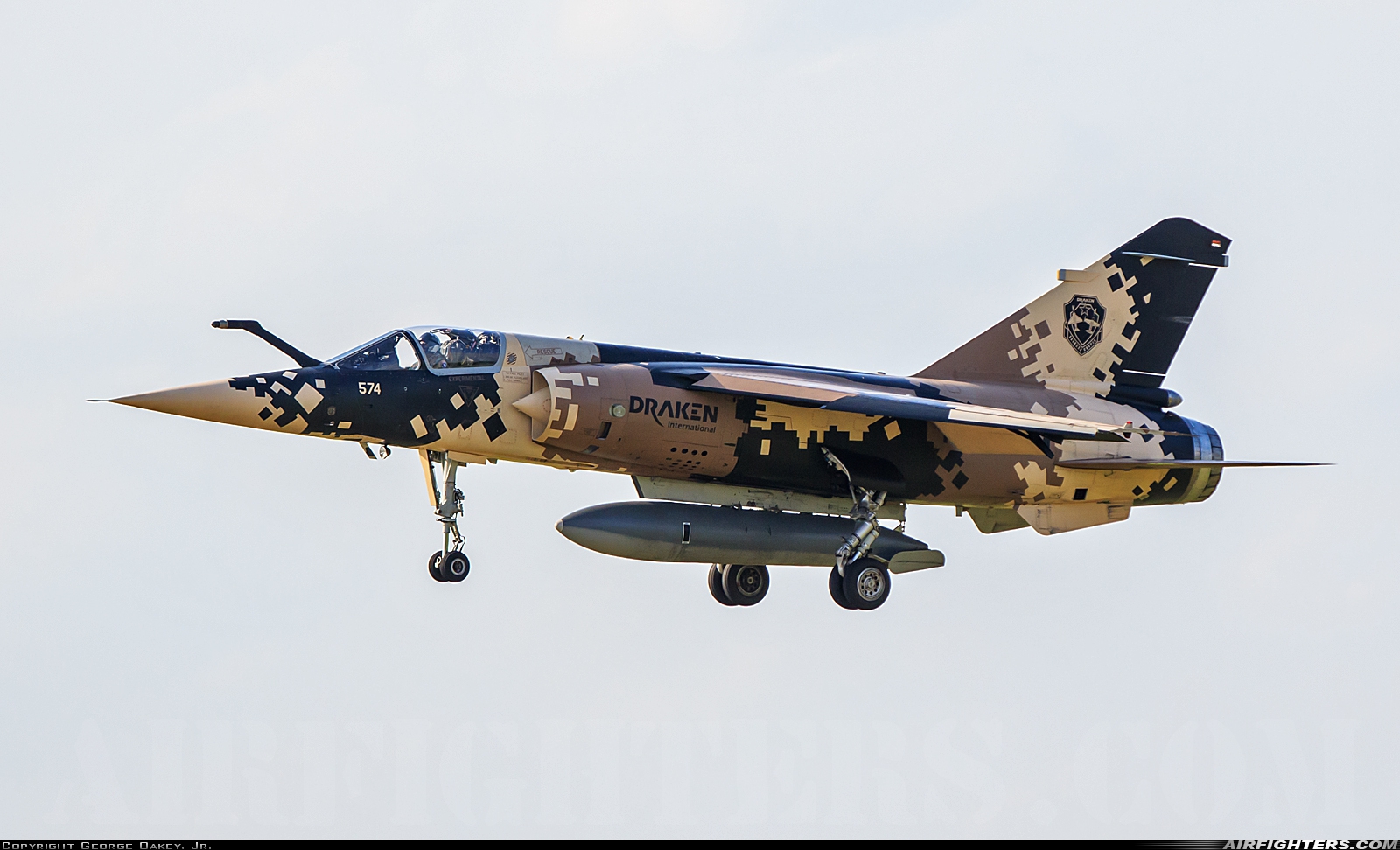 Company Owned - Draken International Dassault Mirage F1M N574EM at Kinston - Regional Jetport (Stallings Field) (ISO / KISO), USA