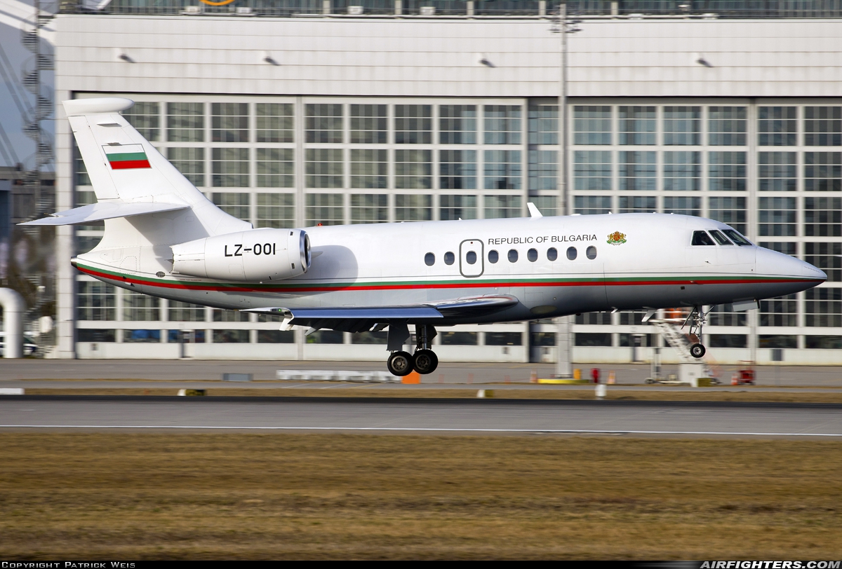 Bulgaria - Government Dassault Falcon 2000 LZ-OOI at Munich (- Franz Josef Strauss) (MUC / EDDM), Germany