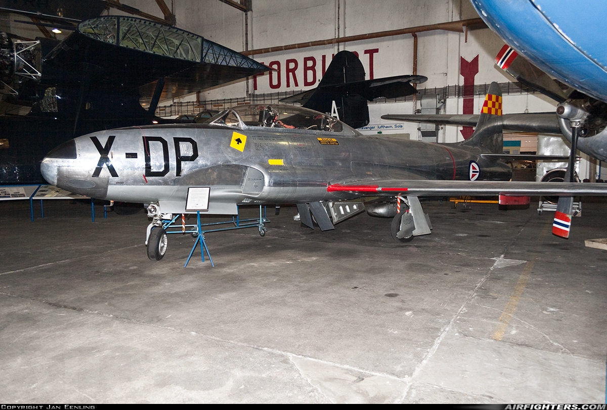 Denmark - Air Force Lockheed T-33A Shooting Star DT-571 at Off-Airport - Stavanger, Norway