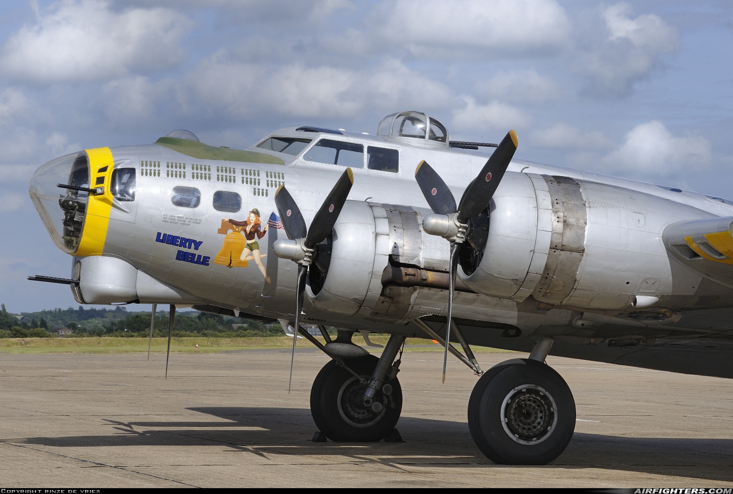 Private - Liberty Foundation Boeing B-17G Flying Fortress (299P) N390TH at Duxford (EGSU), UK
