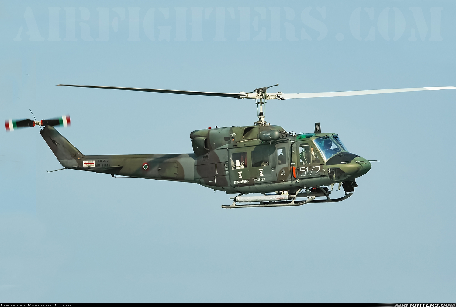 Italy - Air Force Agusta-Bell AB-212AM MM81145 at Off-Airport - Lignano Sabbia, Italy
