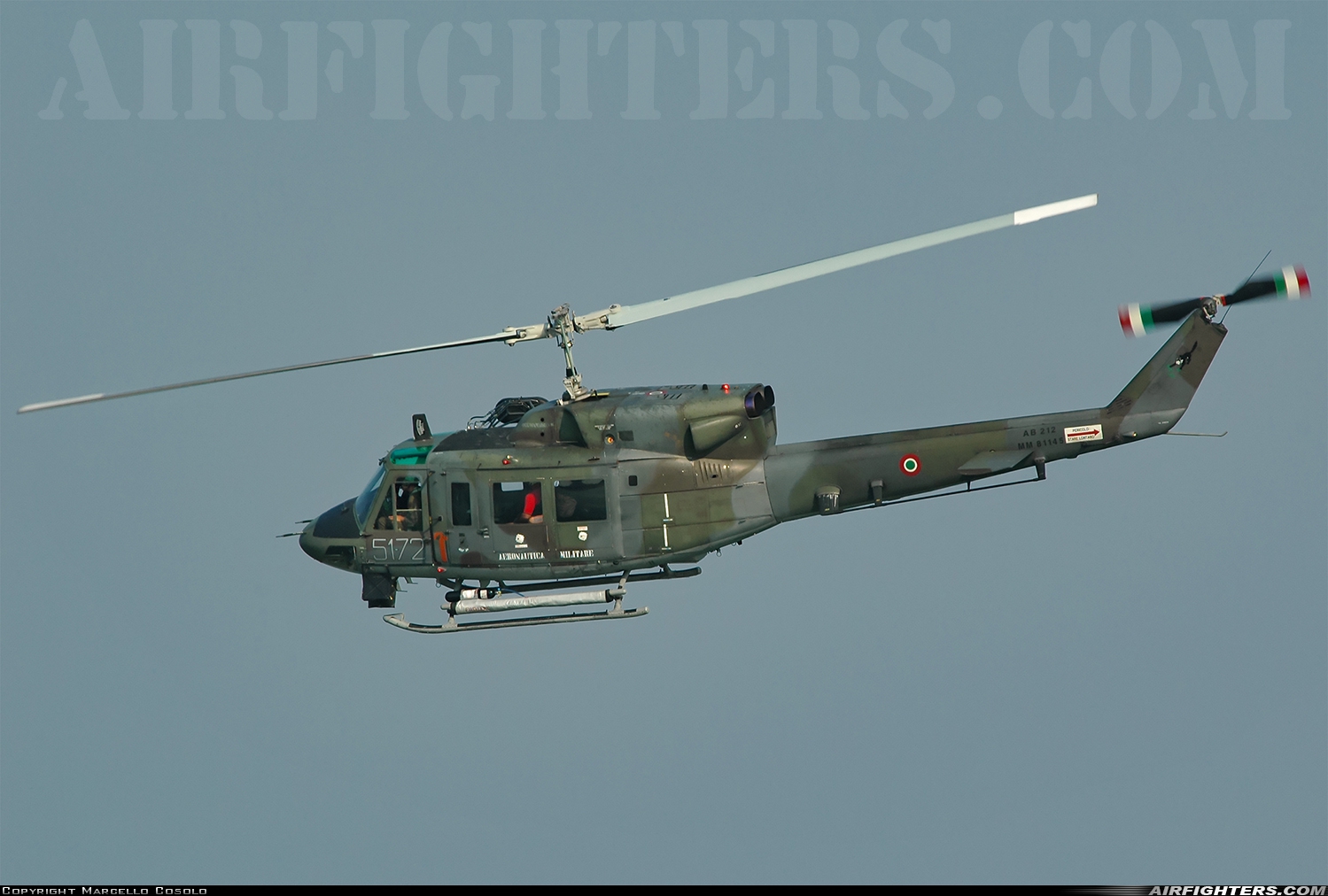 Italy - Air Force Agusta-Bell AB-212AM MM81145 at Off-Airport - Lignano Sabbia, Italy