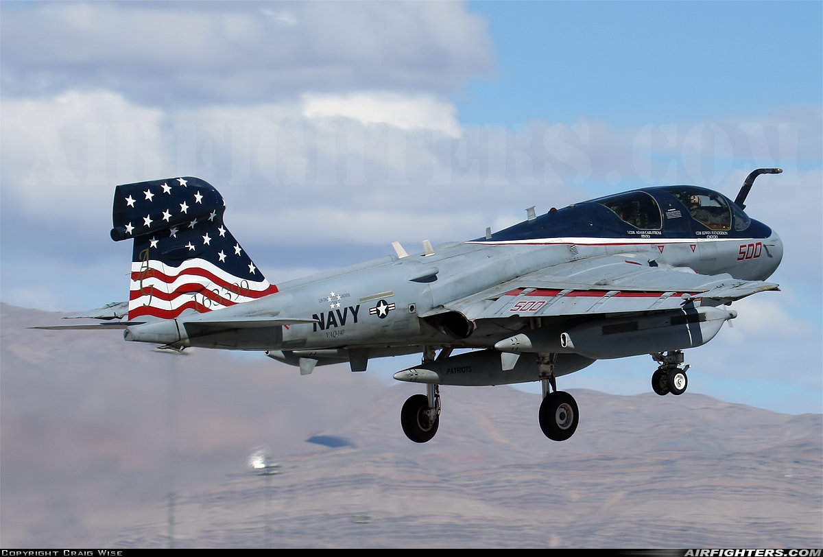 USA - Navy Grumman EA-6B Prowler (G-128) 163399 at Las Vegas - Nellis AFB (LSV / KLSV), USA