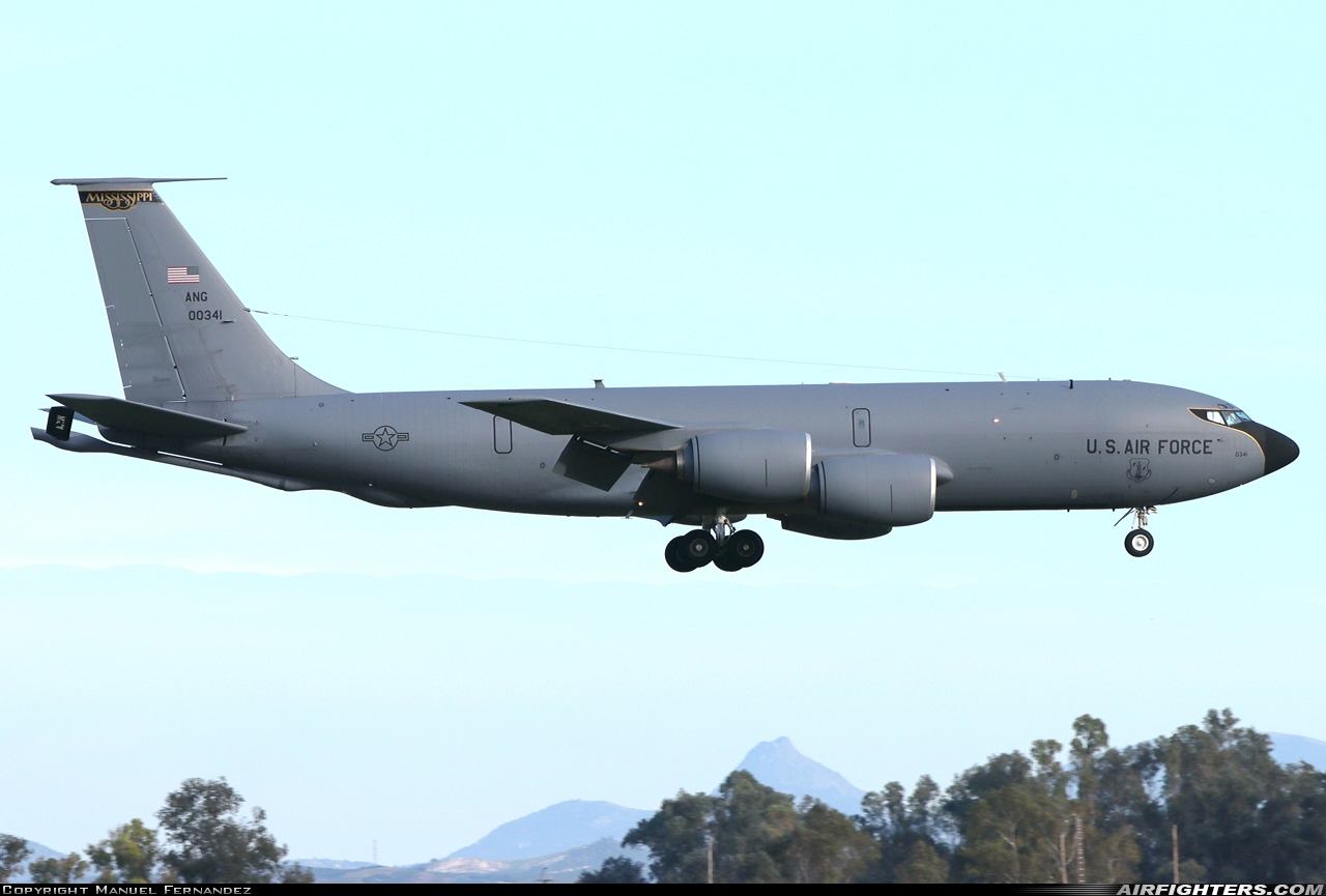 USA - Air Force Boeing KC-135R Stratotanker (717-148) 60-0341 at Seville - Moron de la Frontera (OZP / LEMO), Spain