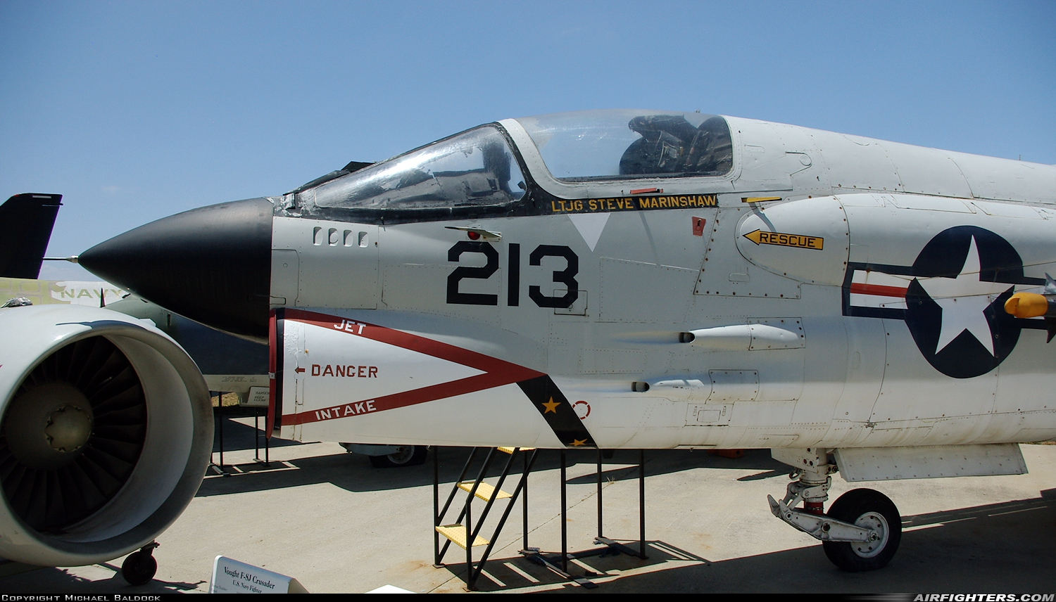 USA - Navy Vought F-8J Crusader 150297 at San Diego / El Cajon - Gillespie Field (SEE), USA