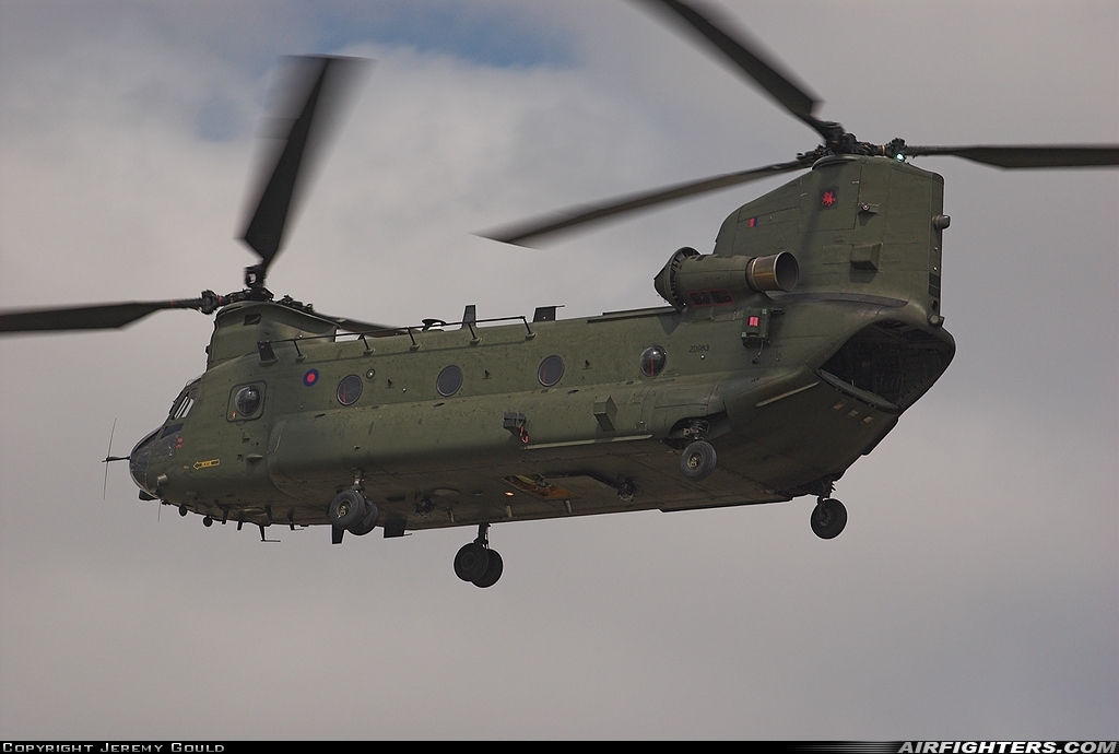 UK - Air Force Boeing Vertol Chinook HC2 (CH-47D) ZD983 at Fairford (FFD / EGVA), UK