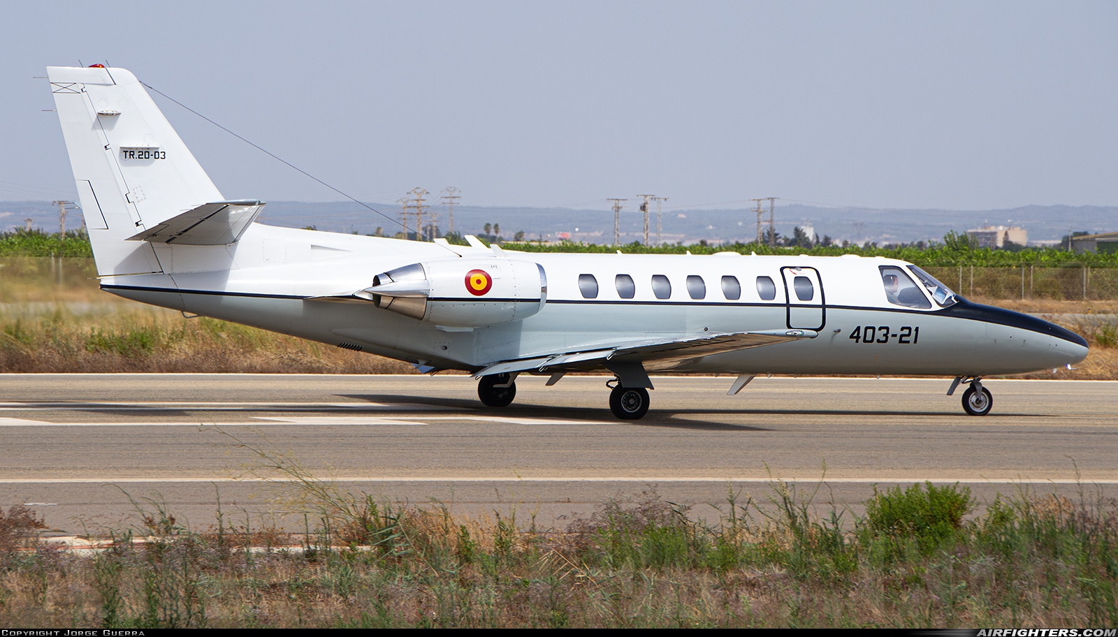 Spain - Air Force Cessna 560 Citation V TR.20-03 at Murcia - San Javier (MJV / LELC), Spain