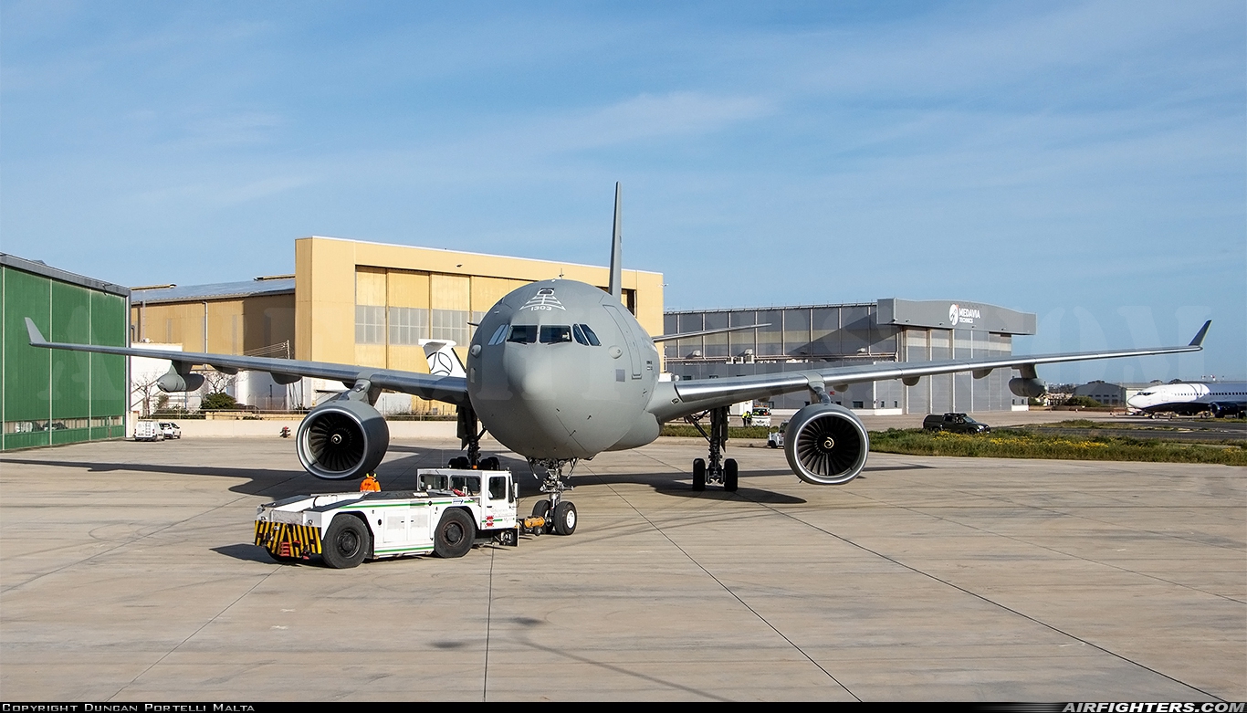 United Arab Emirates - Air Force Airbus A330-243MRTT 1303 at Luqa - Malta International (MLA / LMML), Malta