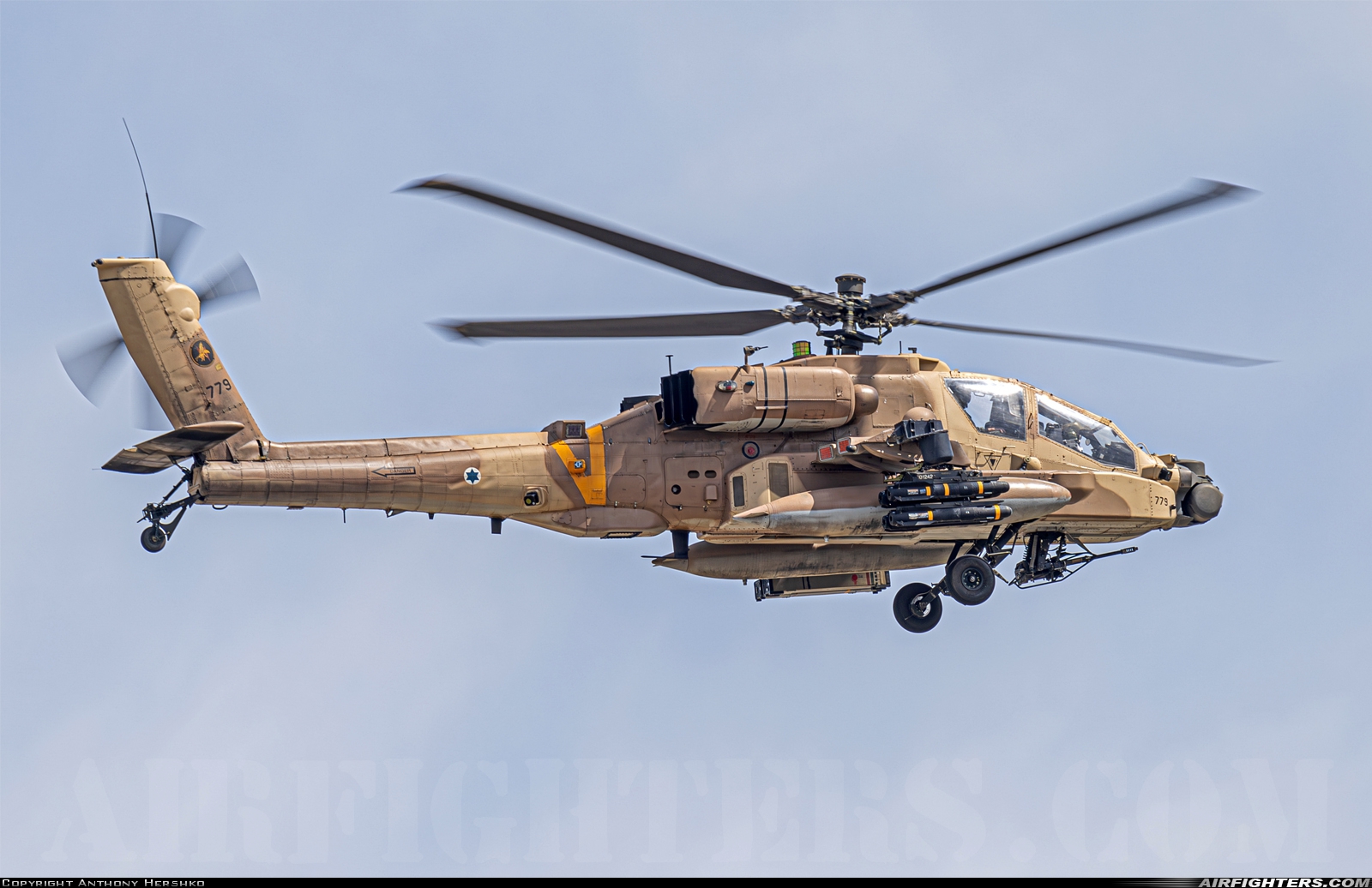 Israel - Air Force Boeing AH-64D Saraph 779 at In Flight, Israel