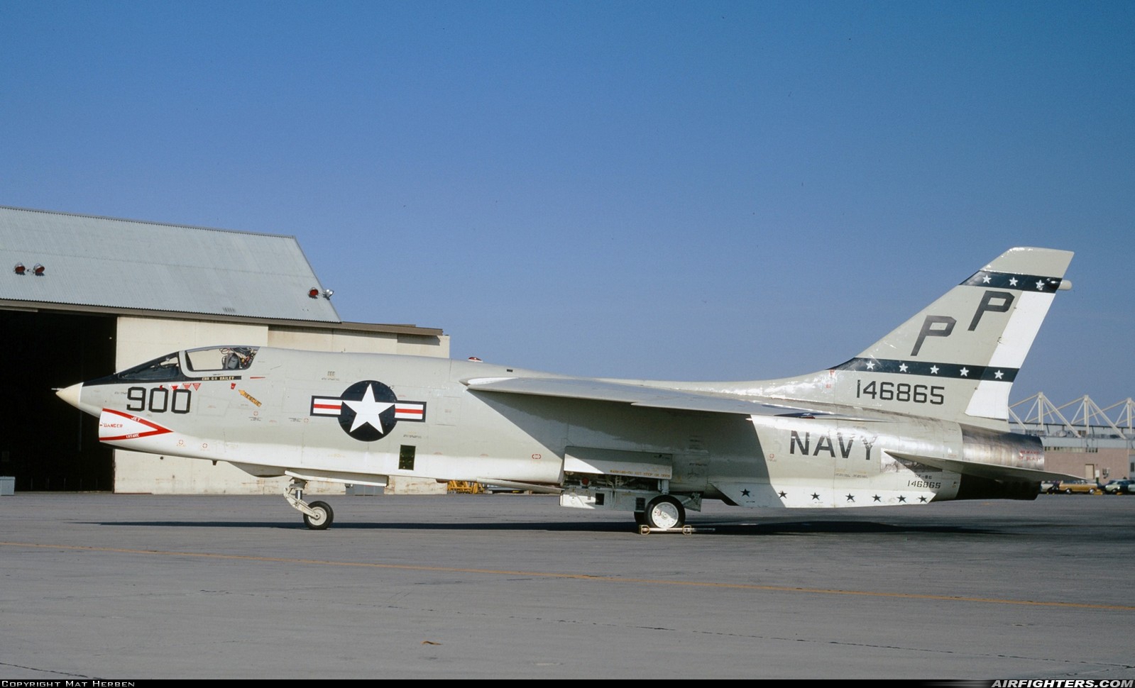 USA - Navy Vought RF-8G Crusader 146865 at Lemoore - NAS / Reeves Field (NLC), USA