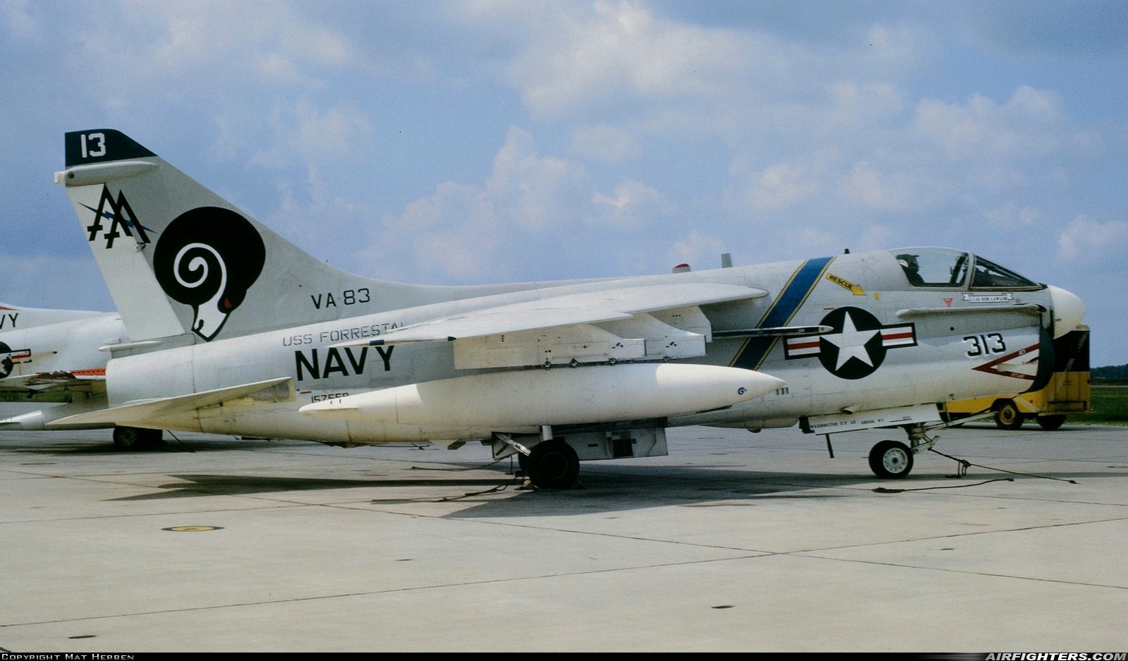 USA - Navy LTV Aerospace A-7E Corsair II 157558 at Camp Springs - Andrews AFB (Washington NAF) (ADW / NSF / KADW), USA