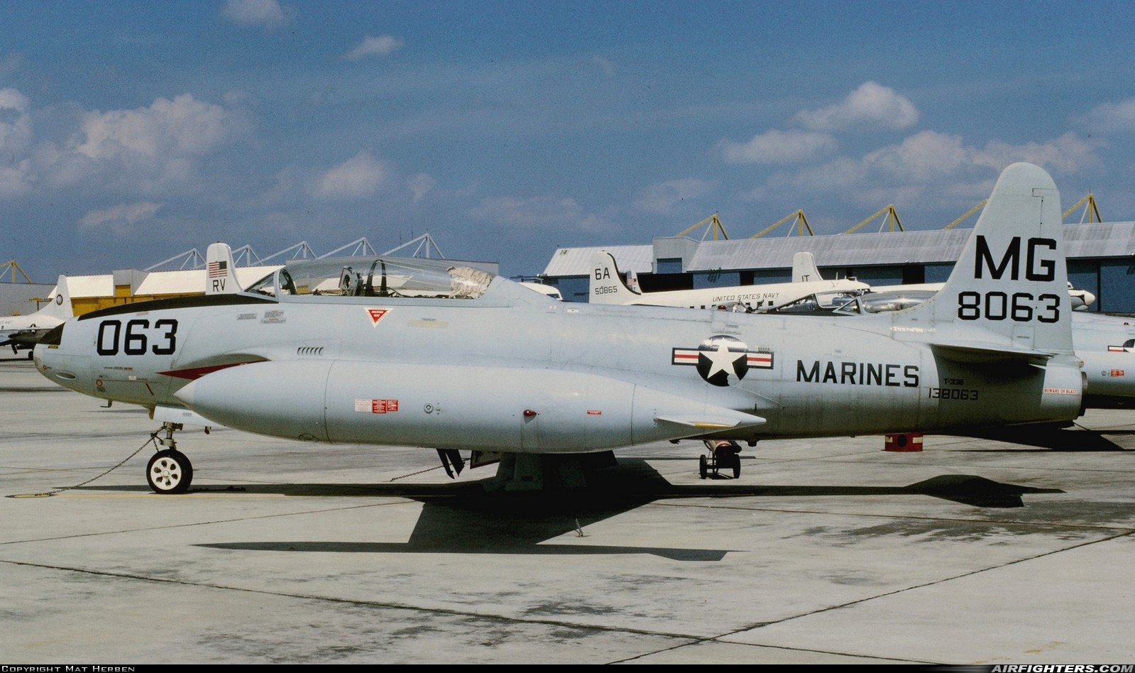 USA - Marines Lockheed T-33B Shooting Star 138063 at Camp Springs - Andrews AFB (Washington NAF) (ADW / NSF / KADW), USA