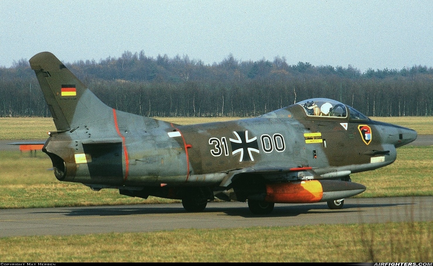 Germany - Air Force Fiat G-91R3 31+00 at Utrecht - Soesterberg (UTC / EHSB), Netherlands