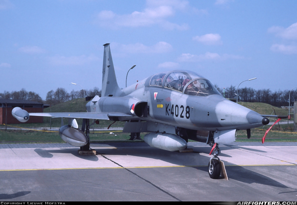 Netherlands - Air Force Canadair NF-5B (CL-226) K-4028 at Wittmundhafen (Wittmund) (ETNT), Germany