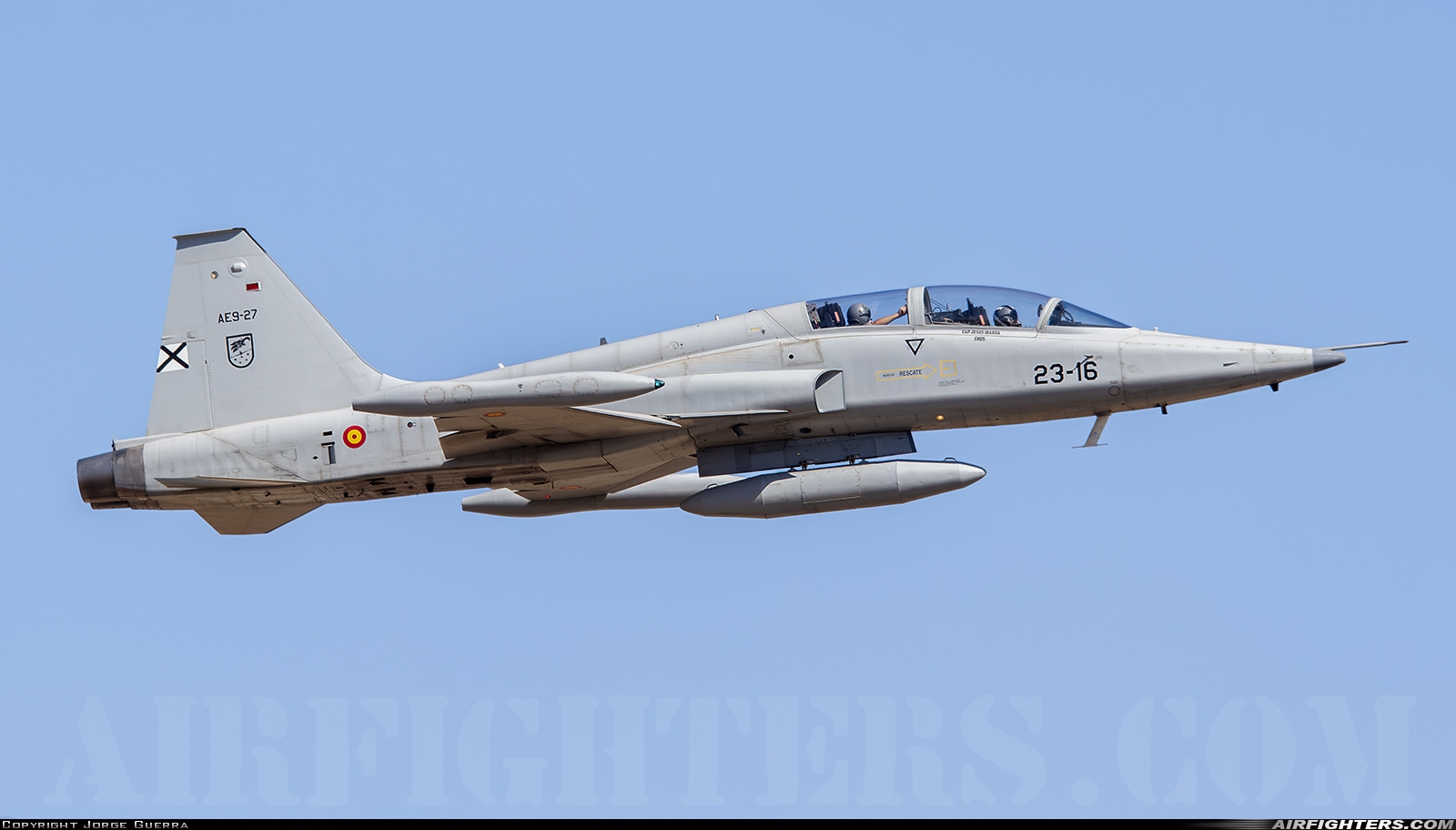 Spain - Air Force Northrop SF-5M Freedom Fighter AE.9-27 at Murcia - San Javier (MJV / LELC), Spain
