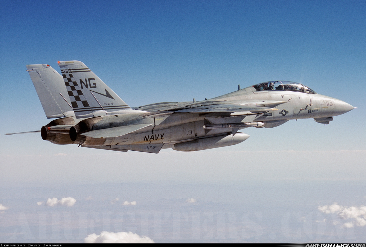 USA - Navy Grumman F-14A Tomcat 161164 at In Flight, USA