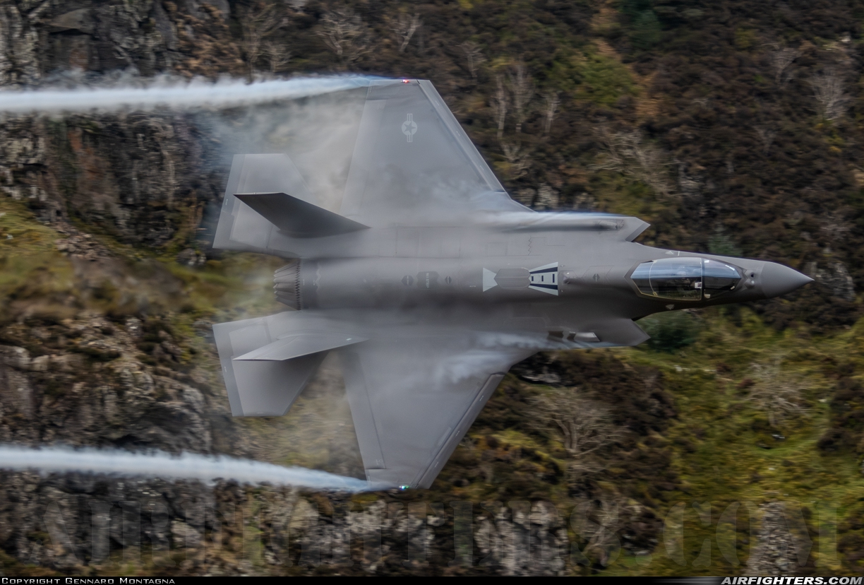USA - Air Force Lockheed Martin F-35A Lightning II 20-5572 at Off-Airport - Machynlleth Loop Area, UK
